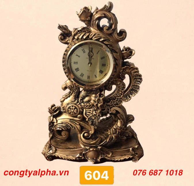 đồng hồ nghệ thuật bằng đồng
